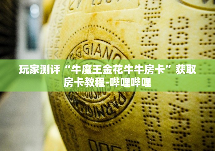 玩家测评“牛魔王金花牛牛房卡”获取房卡教程-哔哩哔哩