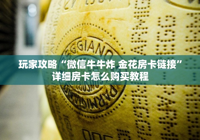 玩家攻略“微信牛牛炸 金花房卡链接”详细房卡怎么购买教程