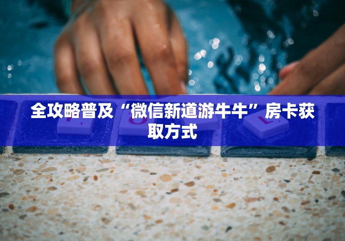 全攻略普及“微信新道游牛牛”房卡获取方式