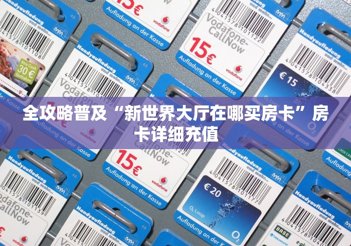全攻略普及“新世界大厅在哪买房卡”房卡详细充值 全攻略普及“新世界大厅在哪买房卡”房卡详细充值