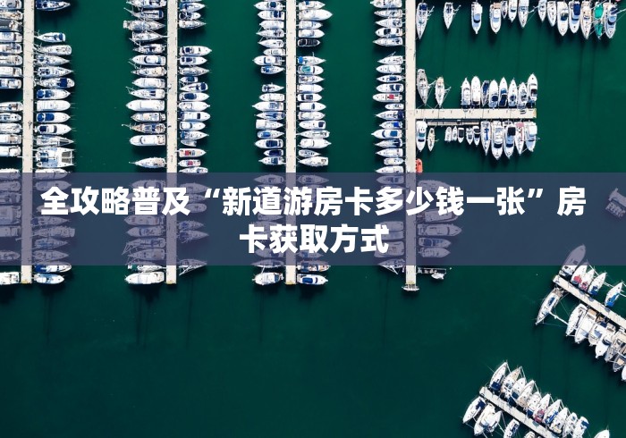 全攻略普及“新道游房卡多少钱一张”房卡获取方式