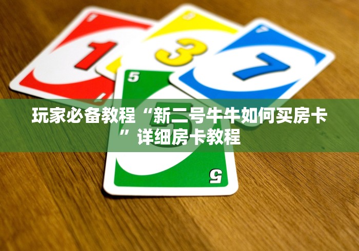 玩家必备教程“新二号牛牛如何买房卡”详细房卡教程
