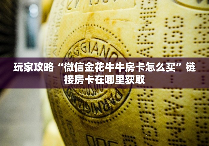 玩家攻略“微信金花牛牛房卡怎么买”链接房卡在哪里获取