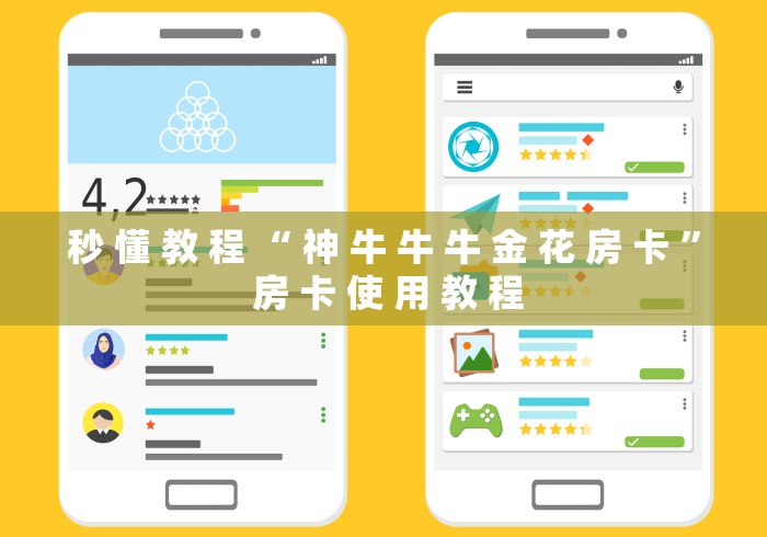 秒 懂 教 程 “ 神 牛 牛 牛 金 花 房 卡 ” 房 卡 使 用 教 程	