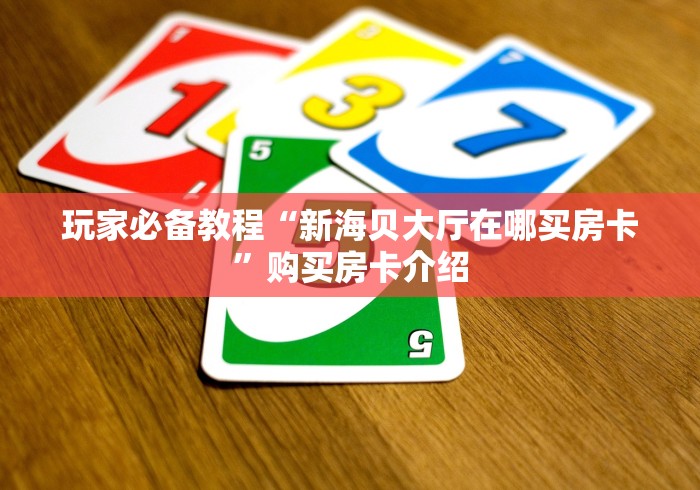 玩家必备教程“新海贝大厅在哪买房卡”购买房卡介绍